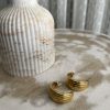 Scratch Hoops Earrings - Image 2