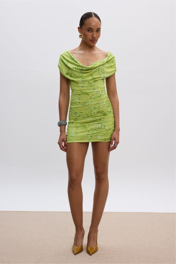 Sunny Lime Mini Polymorphic Dress - Image 4