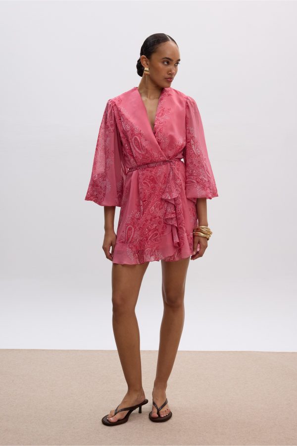 Anastasia Mini Wrap Dress