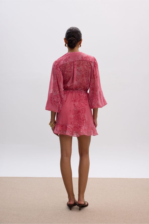 Anastasia Mini Wrap Dress - Image 3