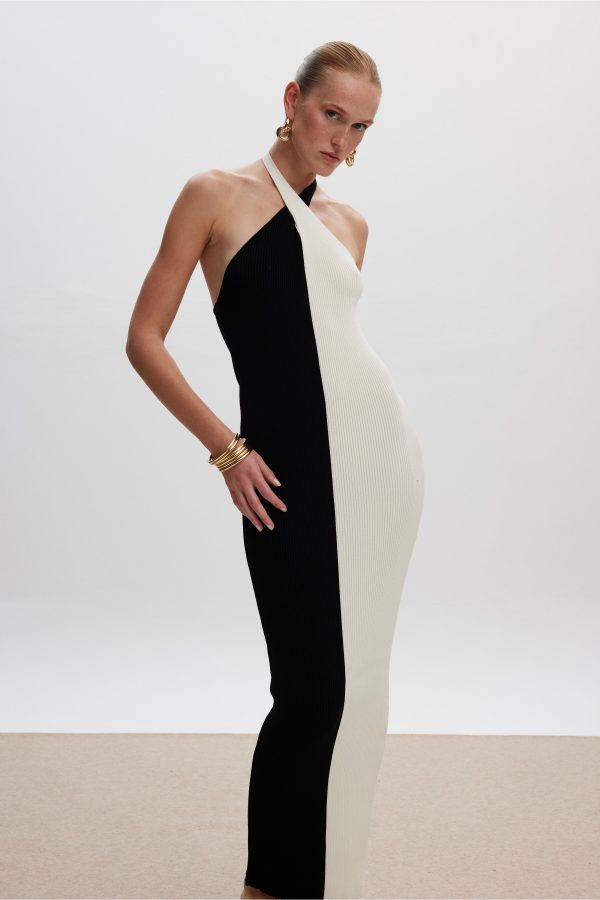 B&W Knit Dress - Image 3