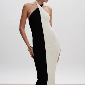 B&W Knit Dress