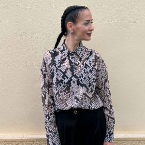Snake Skin Shirt (black & white)