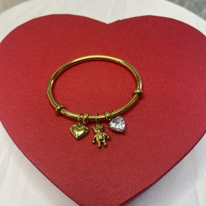 Teddy Love Gold Charm