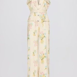 BUTTER BLOSSOM JEAN JUMPSUIT
