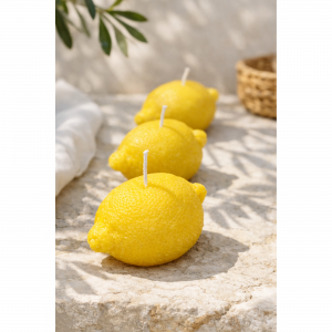 Lemon Candle – Αρωματικό κερί σε σχήμα λεμονιού