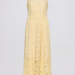 LACE MIDI DRESS